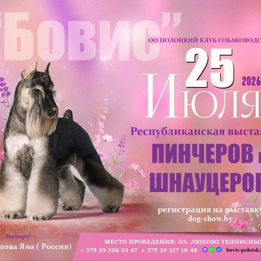 Республиканская выставка пинчеров и шнауцеров