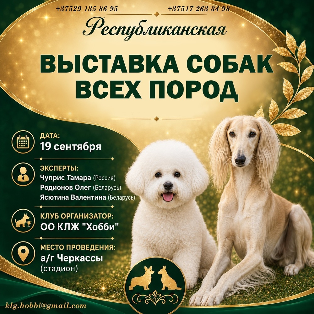 Республиканская выставка собак всех пород