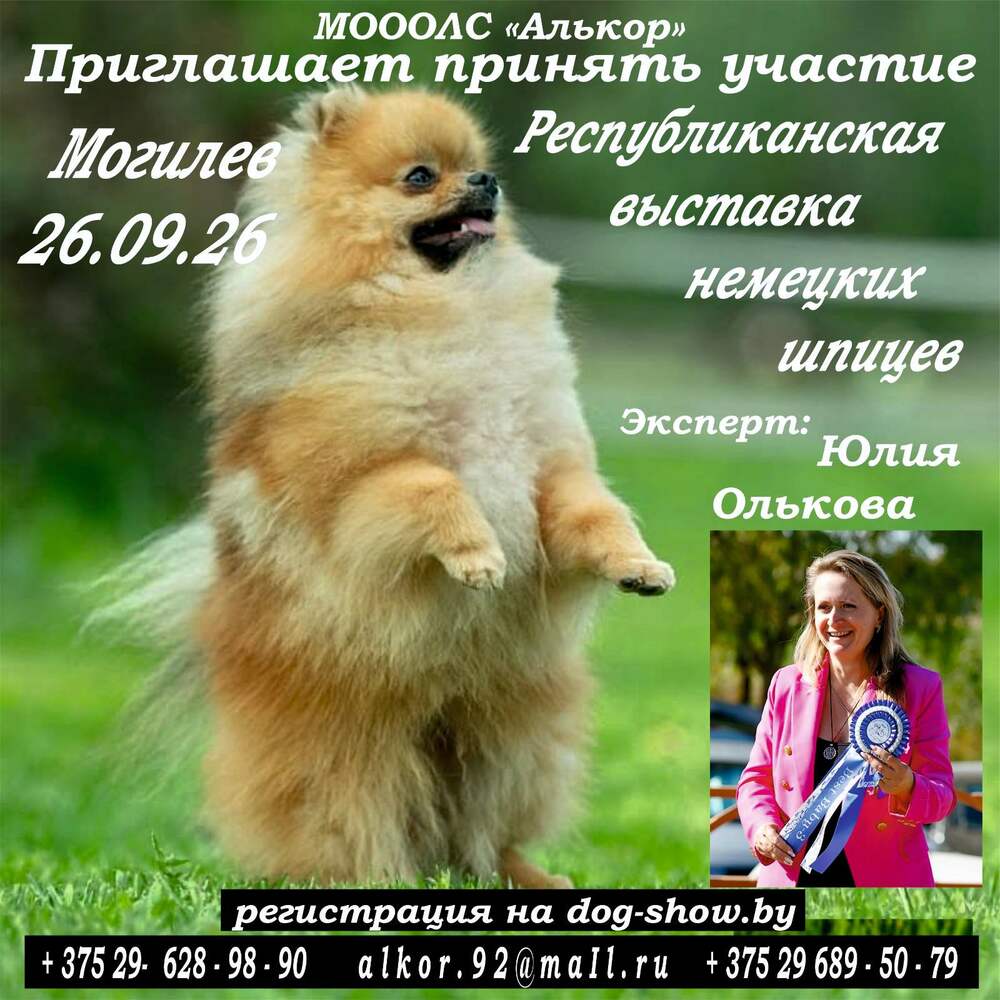 Республиканская выставка немецких шпицев
