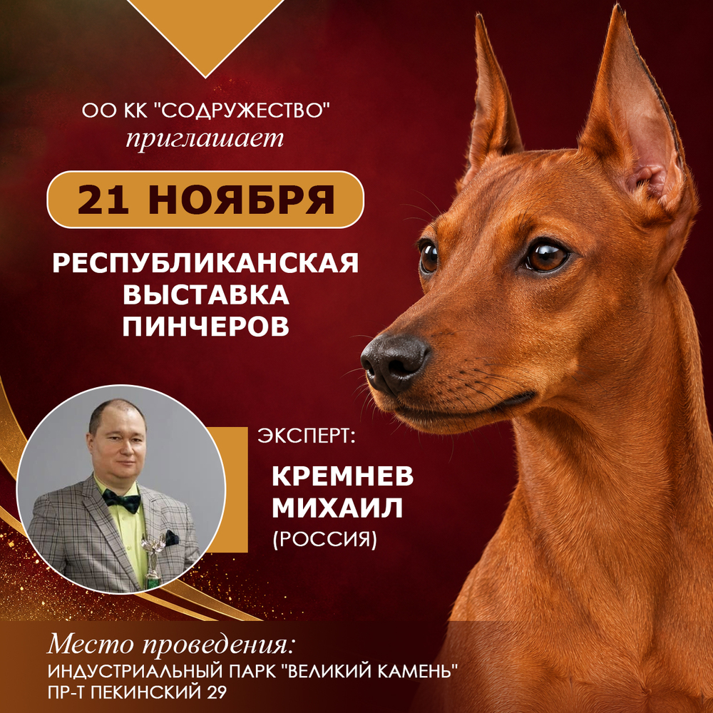 Республиканская выставка пинчеров