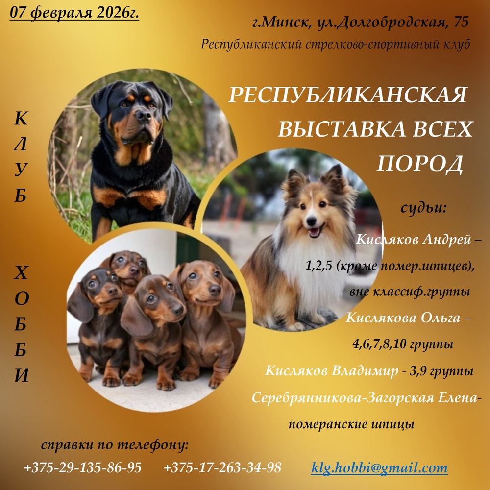 Республиканская выставка всех пород