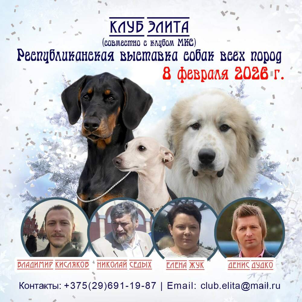 Республиканская выставка собак всех пород